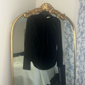 MICHAEL by Michael Kors black velvet top